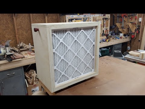 DIY Air Cleaner and Dust Filter