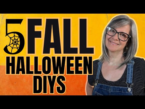 5 DIY Fall & Halloween Decor Projects | Creative Upcycled Thrift Store Finds