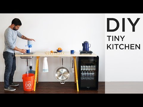 DIY Tiny Kitchen | The perfect for DIY Kitchen for Camping