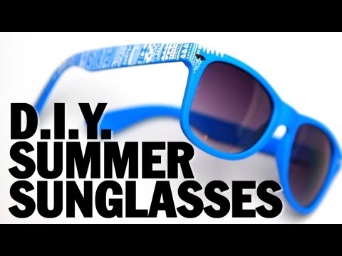 DIY SUMMER SUNGLASSES! – Threadbanger