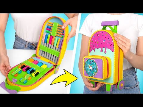 How To Make Bright And Light Backpack From Craft Foam