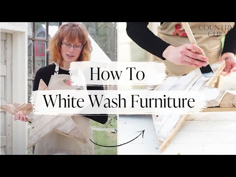 How To Whitewash Furniture | Step by Step DIY Tutorial
