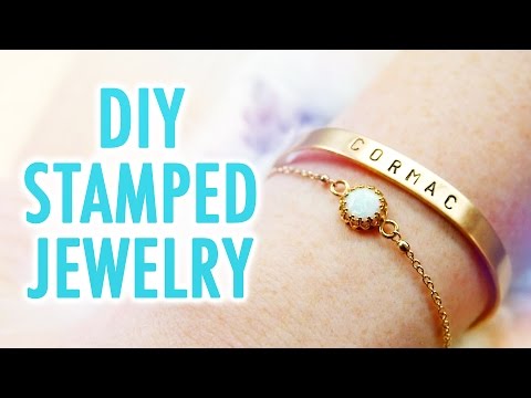 DIY Stamped Jewelry | How to Make Bracelets