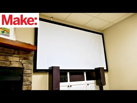 Crafted Workshop: How To Build A DIY Projector Screen