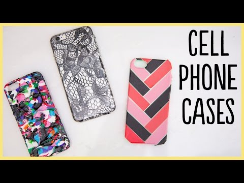 DIY | Cell Phone Cases (Cute and Easy!!)