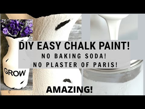 How to Make Chalk Paint Cheap and Easy! DIY CHALK PAINT | How to Make the Best Chalk Paint/Non-toxic