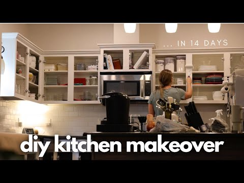 DIY Kitchen Makeover In 14 Days + Building A Custom Dining Table From Scratch