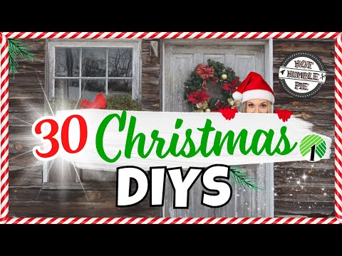 30 Gorgeous CHRISTMAS DIYS | Dollar Tree Christmas DIY | Christmas Home Decor Ideas | Hot Humble Pie
