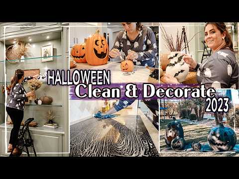 HALLOWEEN CLEAN & DECORATE WITH ME 2023 :: BUDGET “FALLOWEEN” DECORATING IDEAS + DIY & RECIPE