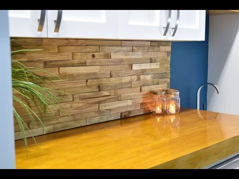 Backsplash From Reclaimed Pallets | DIY Build