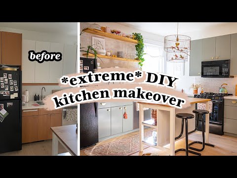 DIY Kitchen Renovation On A Budget | We Renovated Our *ENTIRE* Rental Kitchen | My Rental Reno S3 E9