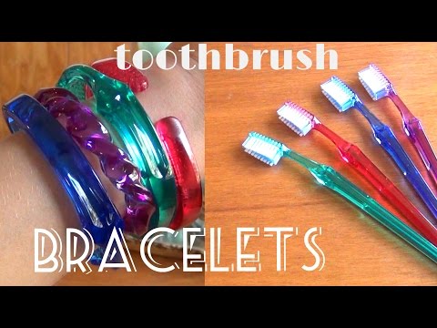 DIY Fashion ♥ Toothbrush Bracelets