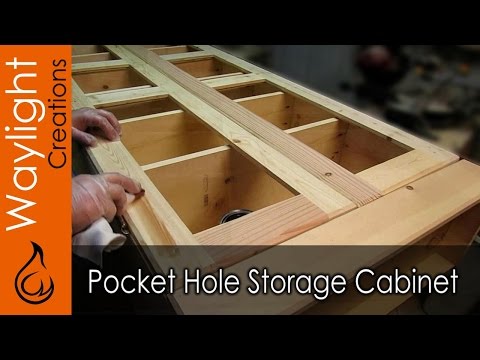 Easy DIY Wood Storage Cabinet