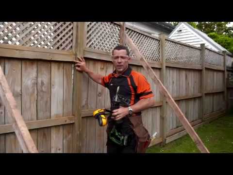 How to Repair a Leaning Fence | Mitre 10 Easy As DIY