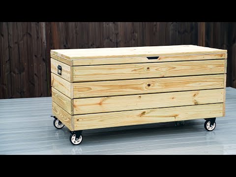 DIY Outdoor Patio Storage Deck Box
