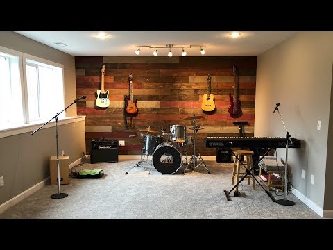 Accent PLANK Wall Build on a BUDGET – DIY Cheap Barn Wood Rustic Shiplap
