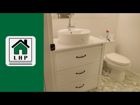 Ikea Dresser to Bathroom Vanity DIY Hack – LHP