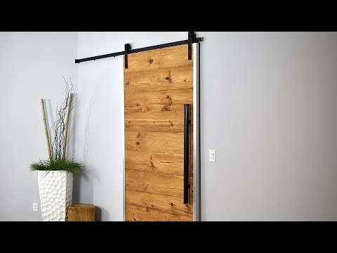 How I Made My Sliding Barn Door | Rustic Modern