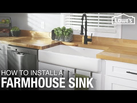 How To Install a Farmhouse Sink | DIY Kitchen Remodel