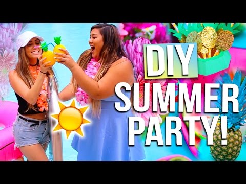 DIY SUMMER PARTY: Outfit Ideas, DIY Decor & Summer Essentials!