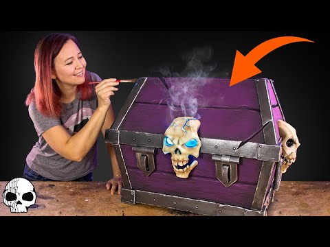 Making a Pirate Treasure Chest 💀 DIY Halloween Props