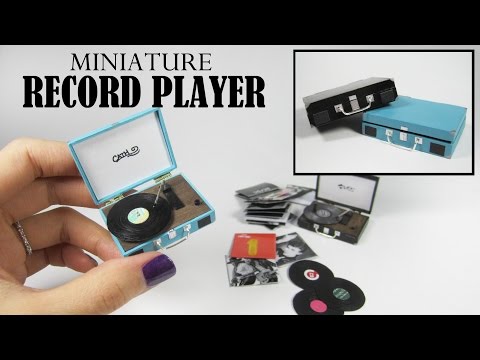 DIY Miniature: Retro Record Player