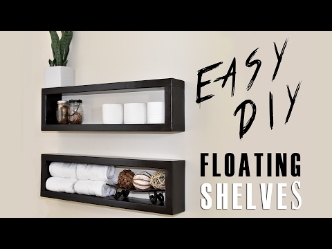 $7 DIY Floating Shelf