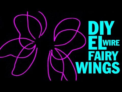 DIY EL Wire Fairy Wings and Wing Structure Tutorial