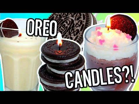 DIY OREO CANDLES! Room Decor & Amazing Gift Idea!