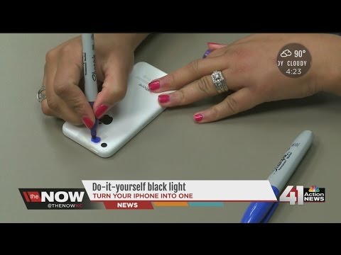 DIY Black light on your smartphone