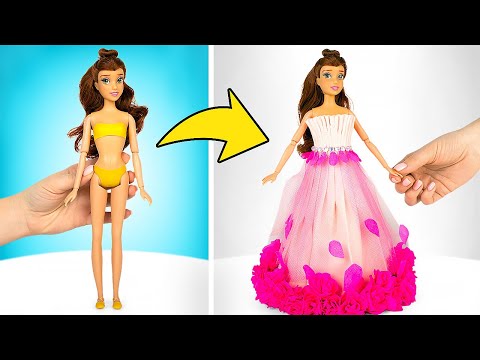 Clay + Craft Paper + Glitter = AWESOME PRINCESS DRESS!