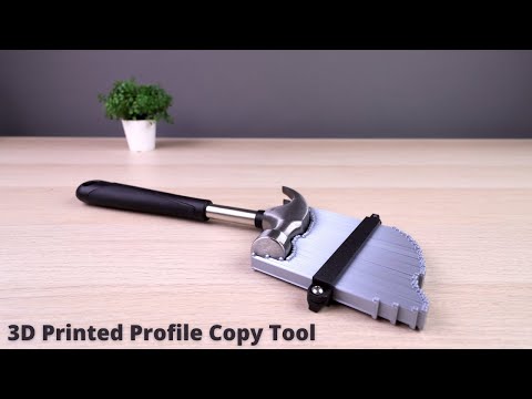 3D Printed Contour Profile Copy Tool – DIY Project