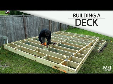 Building A Ground Level DECK – (Part 1)