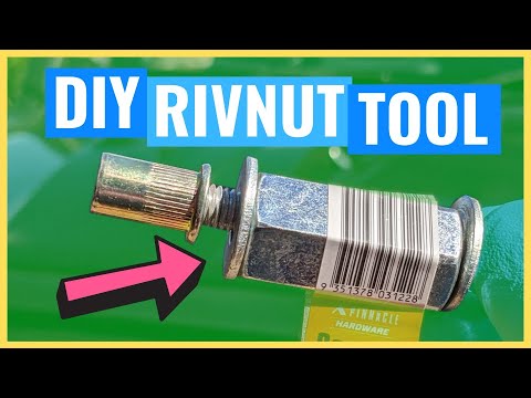 DIY Install RivNut Nutsert Rivet Nut DIY TOOL