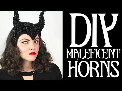 DIY Maleficent Inspired Horns
