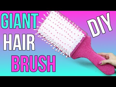 DIY Crafts: How To Make A Giant Hair Brush – DIYs Storage Idea or Gift Box – Cool DIY Project