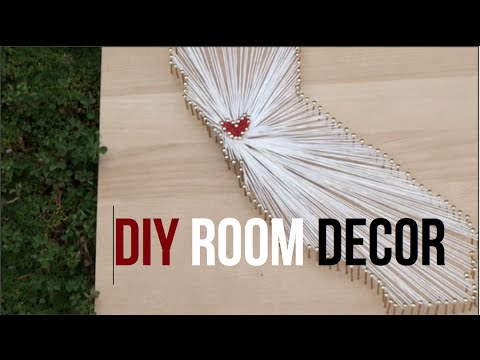 DIY Room Decor: String Art State