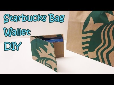 Starbucks Bag Wallet Transformation DIY | Sunny DIY