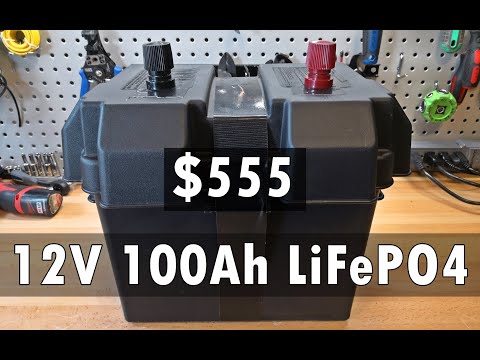 DIY 12v 100Ah LiFePO4 Solar Battery for $555