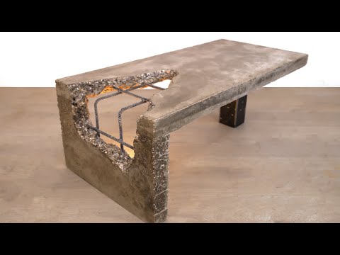 DIY Concrete Coffee Table | “Urban Decay” Table