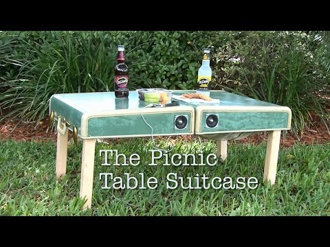 DIY Picnic Table Suitcase!