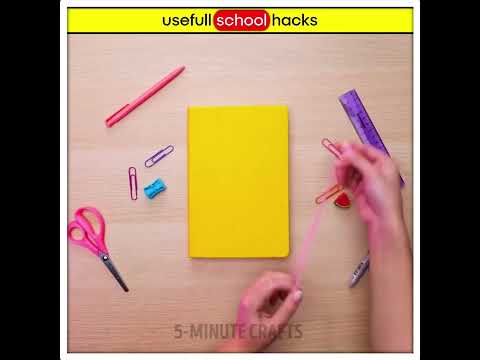 These School Hacks Very Usefull For Students You Can Try😍 || #shorts #ytshorts