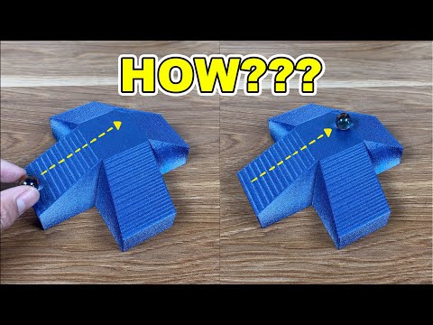 3D printed illusion: Breaks the laws of physics! 🤯