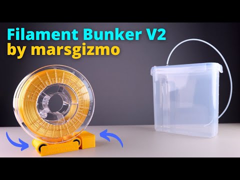 marsgizmo Filament Bunker V2 – how to keep your 3D Printing Filament dry