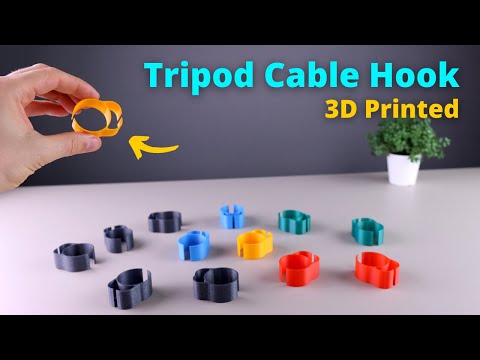 How to Design and 3D Print a Cable Hook for Tripods