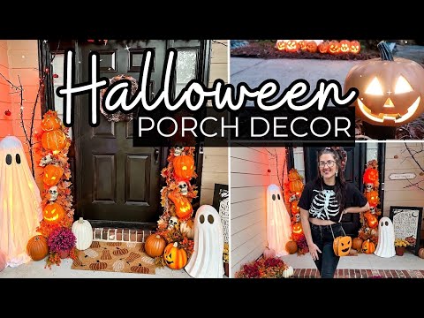 Halloween 🎃 Porch Decor | DIY Halloween Decorations for Outside | Front Porch Halloween Decorating