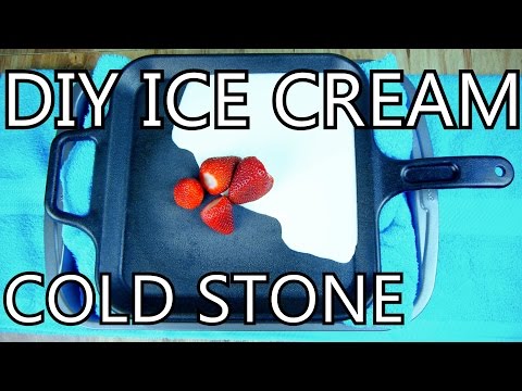 How To Make Ice Cream With A Frying Pan [DIY Cold Stone] – NightHawkInLight