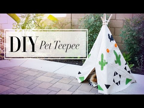 DIY Dog & Cat Summer Teepee | ANNEORSHINE