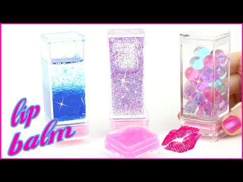 DIY Lip Balm {Easy}! AMAZING Liquid Lava, Galaxy Glitter & Orbeez Lip Gloss DIYs! Cool DIY Crafts