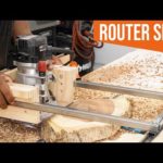 Adjustable Router Flattening Sled – woodworking Jig